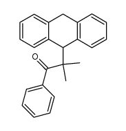 2-(9,10-Dihydro-9-anthryl)-2-methyl-1-phenyl-1-propanon Structure