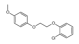 1-chloro-2-[2-(4-methoxyphenoxy)ethoxy]benzene Structure