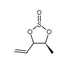 (5S)-5-methyl-4-vinyl-1,3,2-dioxathiolane S-oxide结构式