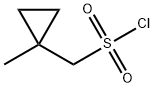 (1-methylcyclopropyl)methanesulfonyl chloride Structure