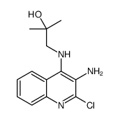 1-[(3-amino-2-chloroquinolin-4-yl)amino]-2-methylpropan-2-ol Structure