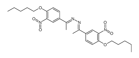 (Z)-1-(3-nitro-4-pentoxyphenyl)-N-[(Z)-1-(3-nitro-4-pentoxyphenyl)ethylideneamino]ethanimine Structure