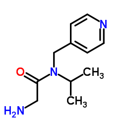 N-Isopropyl-N-(4-pyridinylmethyl)glycinamide Structure