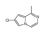 1-METHYL-7-CHLOROPYRROLO[1,2-A]PYRAZINE structure