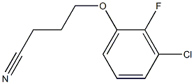 4-(3-chloro-2-fluorophenoxy)butanenitrile Structure