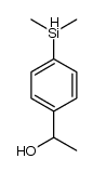 1-(4-(dimethylsilyl)phenyl)ethanol Structure