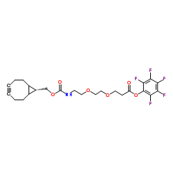 endo-BCN-PEG2-PFP ester Structure