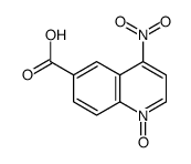 6-CARBOXY-4-NITROQUINOLINE1-OXIDE结构式