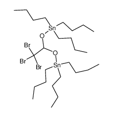1.1.1-Tribrom -2.2-bis-(tributylstannyloxy)-ethan结构式