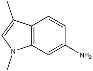 1,3-二甲基-1H-吲哚-6-胺结构式