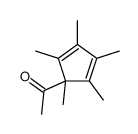 1-Acetyl-1,2,3,4,5-pentamethyl-2,4-cyclopentadiene structure