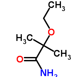 2-Ethoxy-2-methylpropanamide Structure