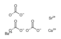 calcium,strontium,barium(2+),tricarbonate结构式