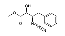 methyl (2S,3R)-3-azido-2-hydroxy-4-phenylbutanoate Structure