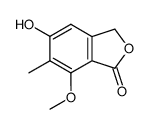 5-Hydroxy-7-methoxy-6-methylphthalide Structure