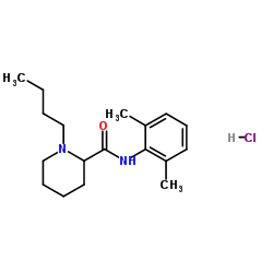 Bupivacaine hydrochloride Structure