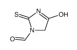 1-Imidazolidinecarboxaldehyde, 4-oxo-2-thioxo- (9CI)结构式