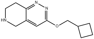 3-(cyclobutylmethoxy)-5,6,7,8-tetrahydropyrido[4,3-c]pyridazine Structure