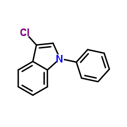 3-chloro-1-phenyl-1H-indole Structure