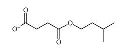 4-(3-methylbutoxy)-4-oxobutanoate结构式