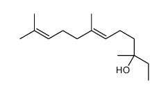 3,7,11-trimethyldodeca-6,10-dien-3-ol结构式