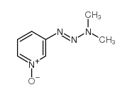 Pyridine,3-(3,3-dimethyl-1-triazen-1-yl)-, 1-oxide structure