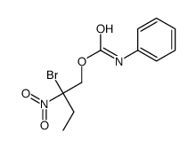 2-bromo-2-nitrobutyl phenylcarbamate结构式