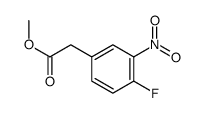 METHYL 2-(4-FLUORO-3-NITROPHENYL)ACETATE structure