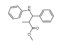 methyl 3-anilino-2-methyl-3-phenylpropanoate Structure