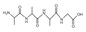 Ala-Ala-Ala-Gly-OH结构式