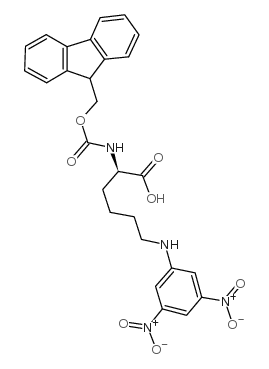 Fmoc-D-Lys(Dnp)-OH结构式