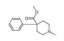 1-Methyl-4-phenyl-4-piperidinecarboxylic acid methyl ester picture