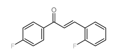 2-Propen-1-one,3-(2-fluorophenyl)-1-(4-fluorophenyl)- Structure