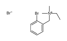 2-Bromobenzyl-N-ethyldimethylammonium bromide Structure