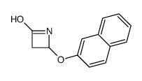 4-naphthalen-2-yloxyazetidin-2-one Structure