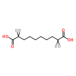 癸二酸-D4结构式