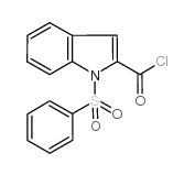 1-(PHENYLSULFONYL)-1H-INDOLE-2-CARBONYL CHLORIDE Structure