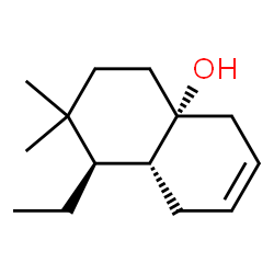 4a(2H)-Naphthalenol,1-ethyl-1,3,4,5,8,8a-hexahydro-2,2-dimethyl-,(1R,4aR,8aR)-(9CI) Structure