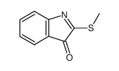 2-(Methylthio)-3H-indol-3-one结构式