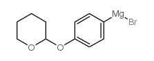 4-(2-TETRAHYDRO-2H-PYRANOXY)PHENYLMAGNESIUM BROMIDE Structure