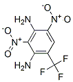 2,4-Dinitro-6-(trifluoromethyl)-1,3-benzenediamine结构式