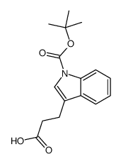 3-(1-(叔丁氧羰基)-1H-吲哚-3-基)丙酸图片