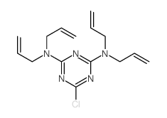 2-Chloro-4,6-bis(diallylamino)-s-triazine结构式