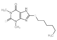 2-Thio-8-(N-hexylthio)theophylline picture