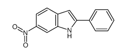 6-nitro-2-phenyl-1H-indole结构式