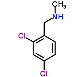 (2,4-Dichlorobenzyl)methylamine Structure