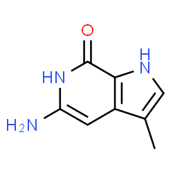 7H-Pyrrolo[2,3-c]pyridin-7-one,5-amino-1,6-dihydro-3-methyl-(9CI) structure