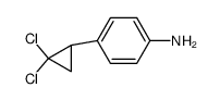 4-(2,2-dichlorocyclopropyl)aniline Structure