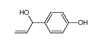 4-(1-hydroxy-2-propenyl)phenol Structure