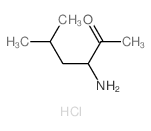 3-amino-5-methyl-hexan-2-one Structure